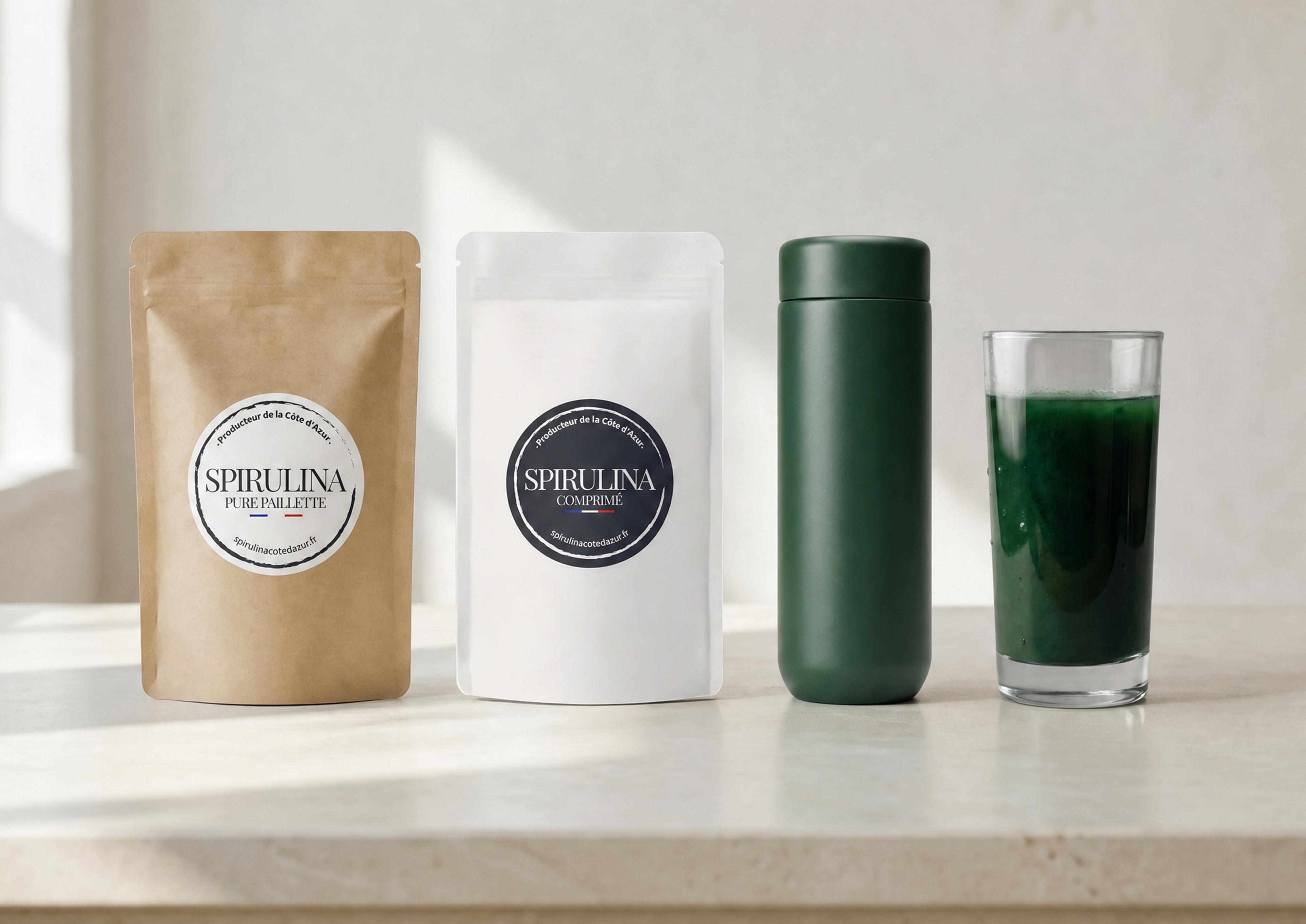 Spiruline anciens formats